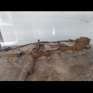 Das Modell der Alcazaba mit links dem östlichen, ersten Burgbereich und den beiden sich anschließenden Burgbereichen